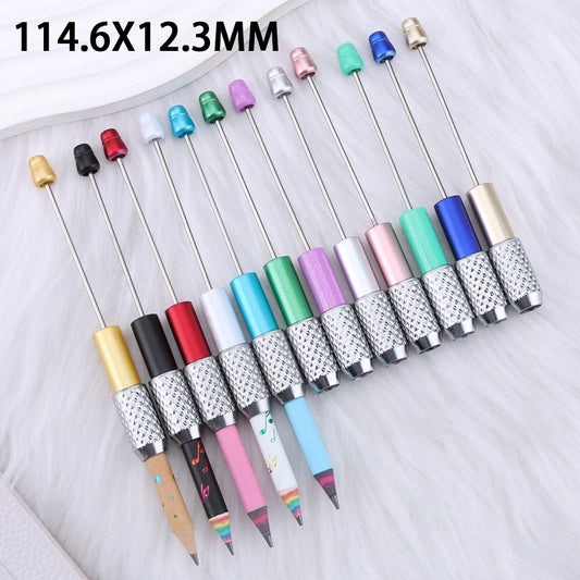 DIY Beadable Extender Lengthener for Pencil in Solid Color, 115MM