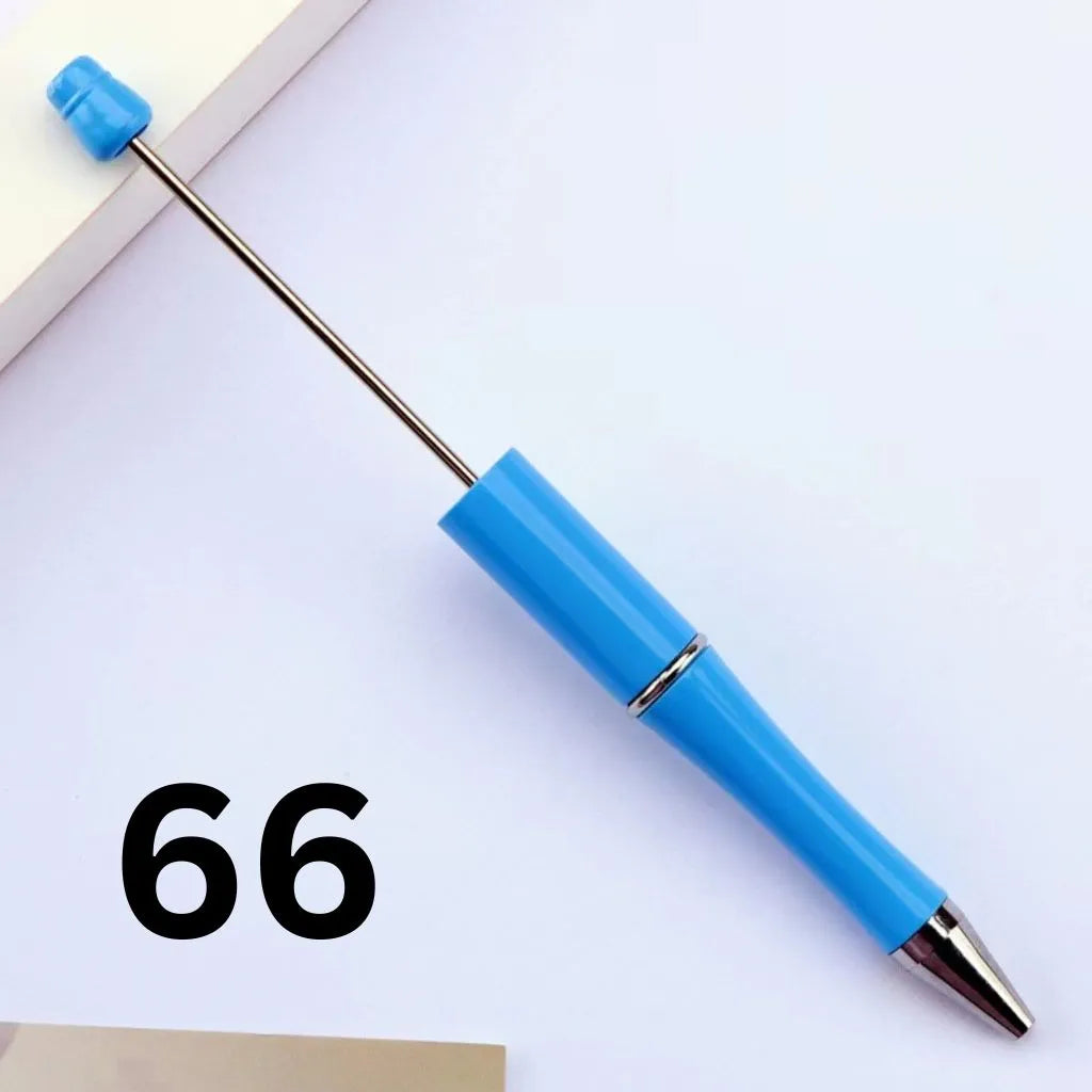 Plastic Beadable Pens | Beaded Pens in Solid, Ombre Gradient and Neon Colors, READ THE DESCRIPTION