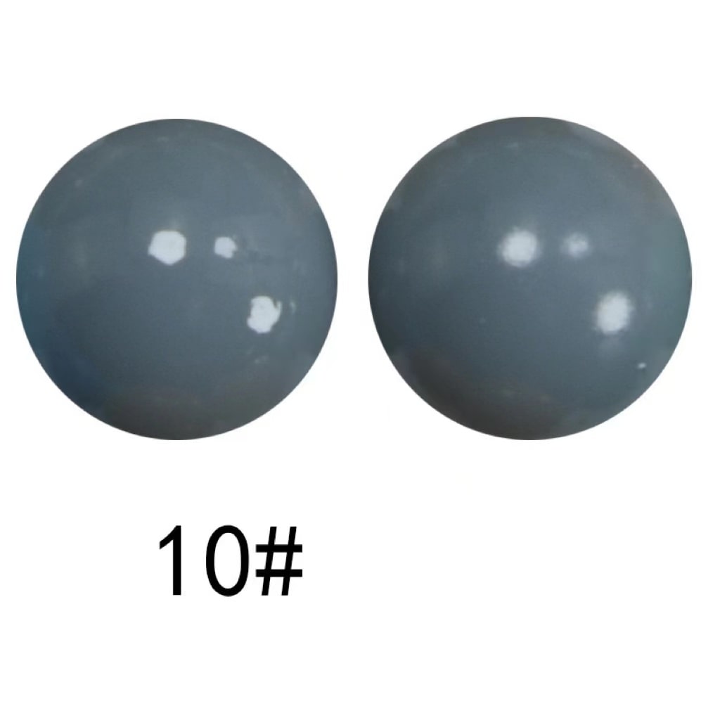 非常に光沢のあるオパールシリコンビーズ、ソリッドカラー、15mm
