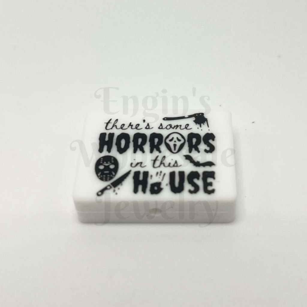 There is Some Horrors in This House Silicone Focal Beads