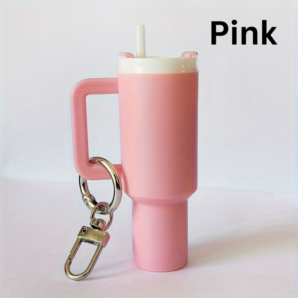 Mini Tumbler Chapstick Holder, Stanley Keychain Chapstick Holder, Size 10*5*3cm