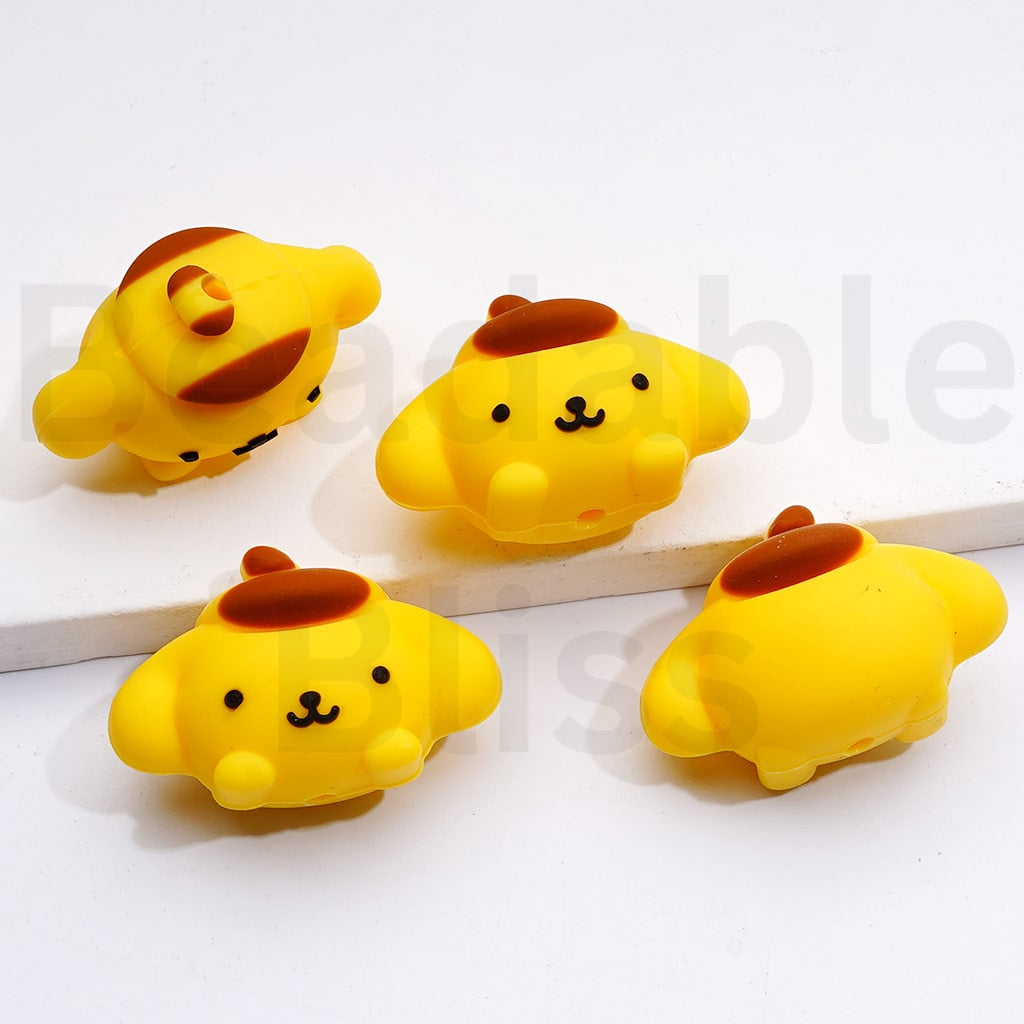 Silicone Focal Beads 3D Sanri Series Keropp Kurom Ba Badtz-Mar My Melod Hello Kitt Po Po Puri Cinnamorol