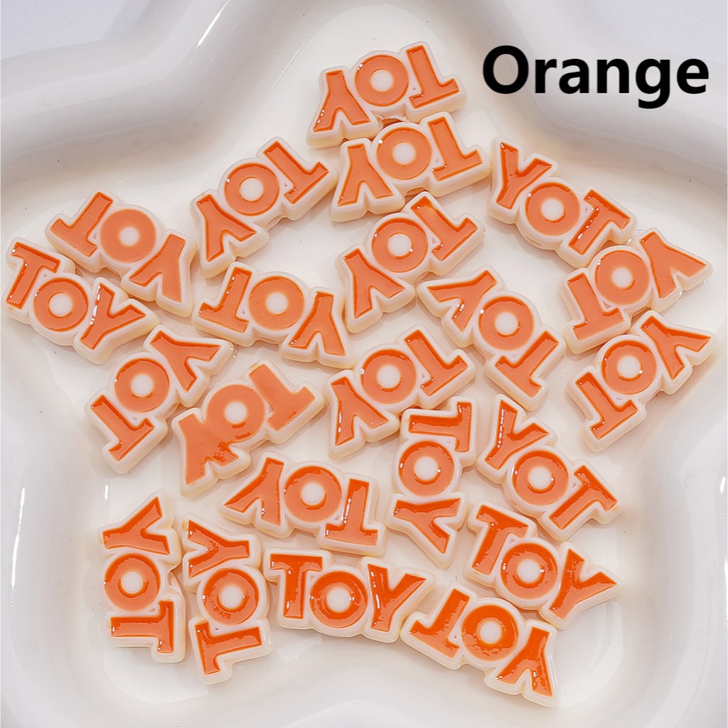 Cute TOY Letters Acrylic Beads, 25*12MM (Single Color is available for 200pcs(Whole bag))