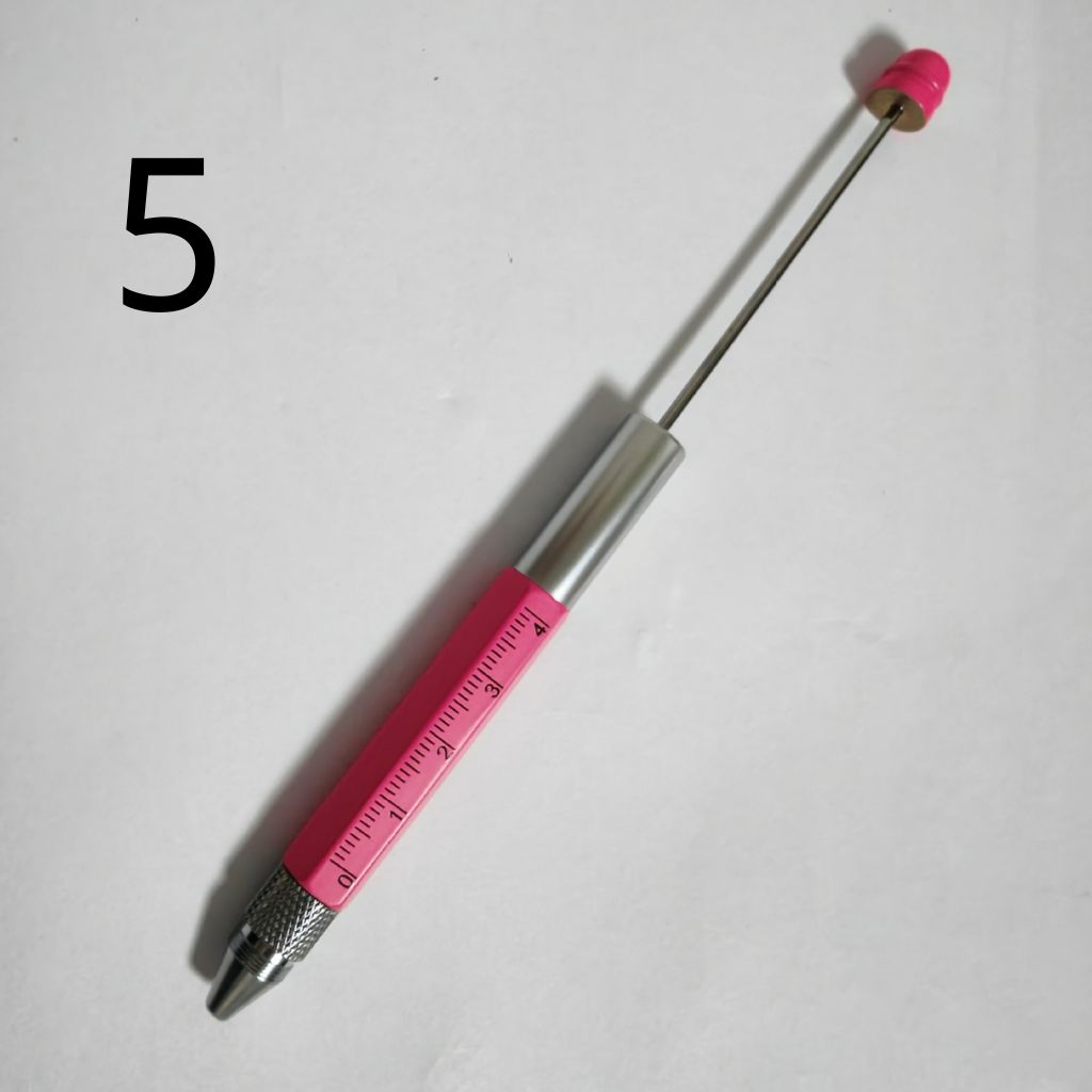 Screwdriver Pens, Multifunction Pen with Ruler and Screwdriver, Metal Beadable Pens