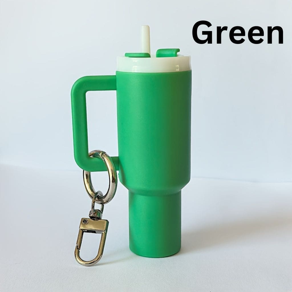 Mini Tumbler Chapstick Holder, Stanley Keychain Chapstick Holder, Size 10*5*3cm