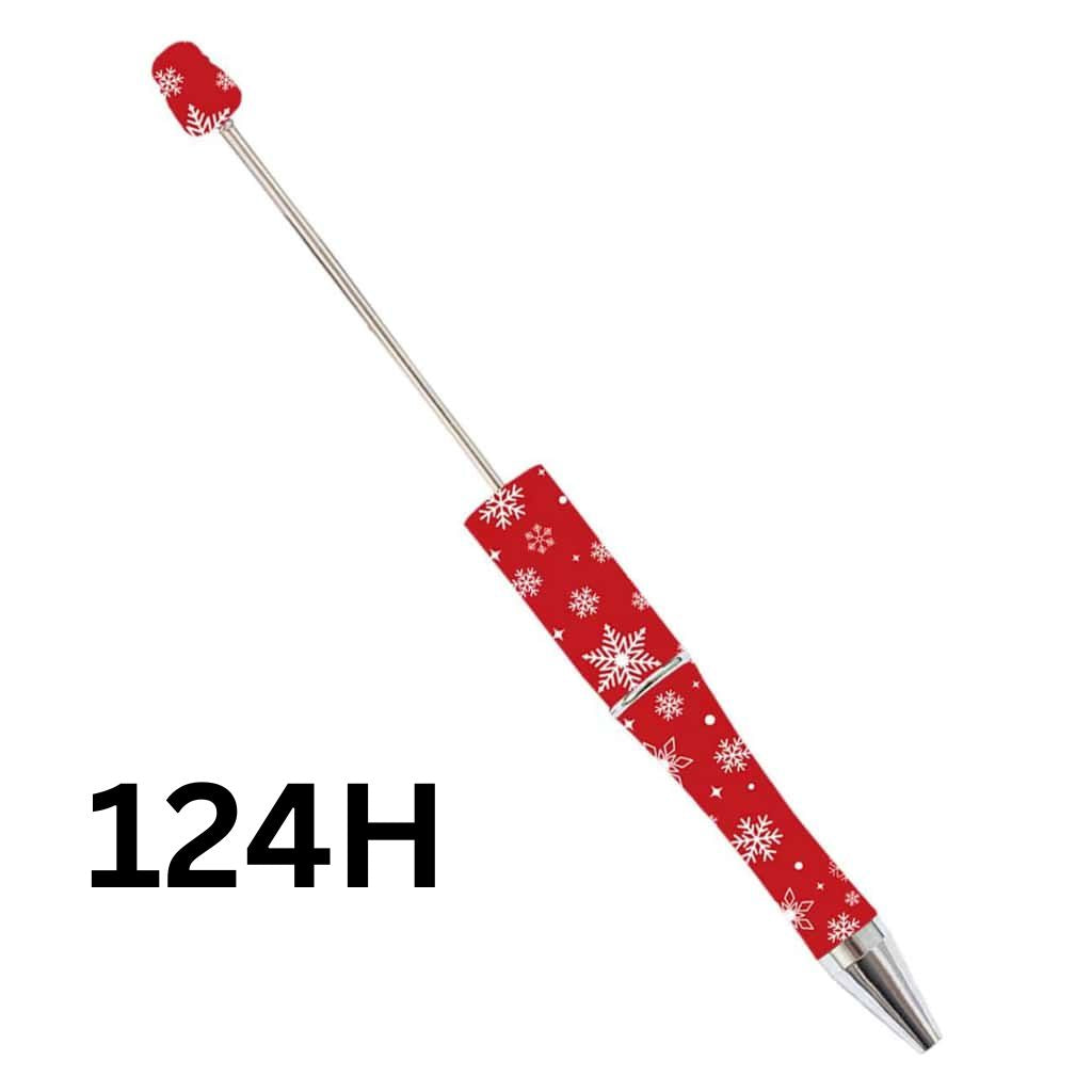 Christmas Printed Beadable Pens