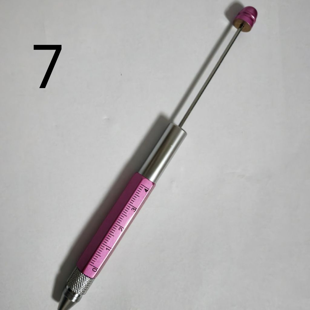 Screwdriver Pens, Multifunction Pen with Ruler and Screwdriver, Metal Beadable Pens