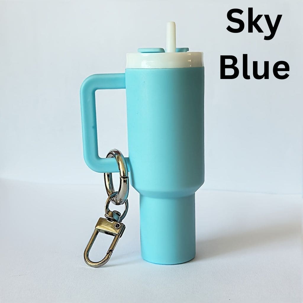 Mini Tumbler Chapstick Holder, Stanley Keychain Chapstick Holder, Size 10*5*3cm