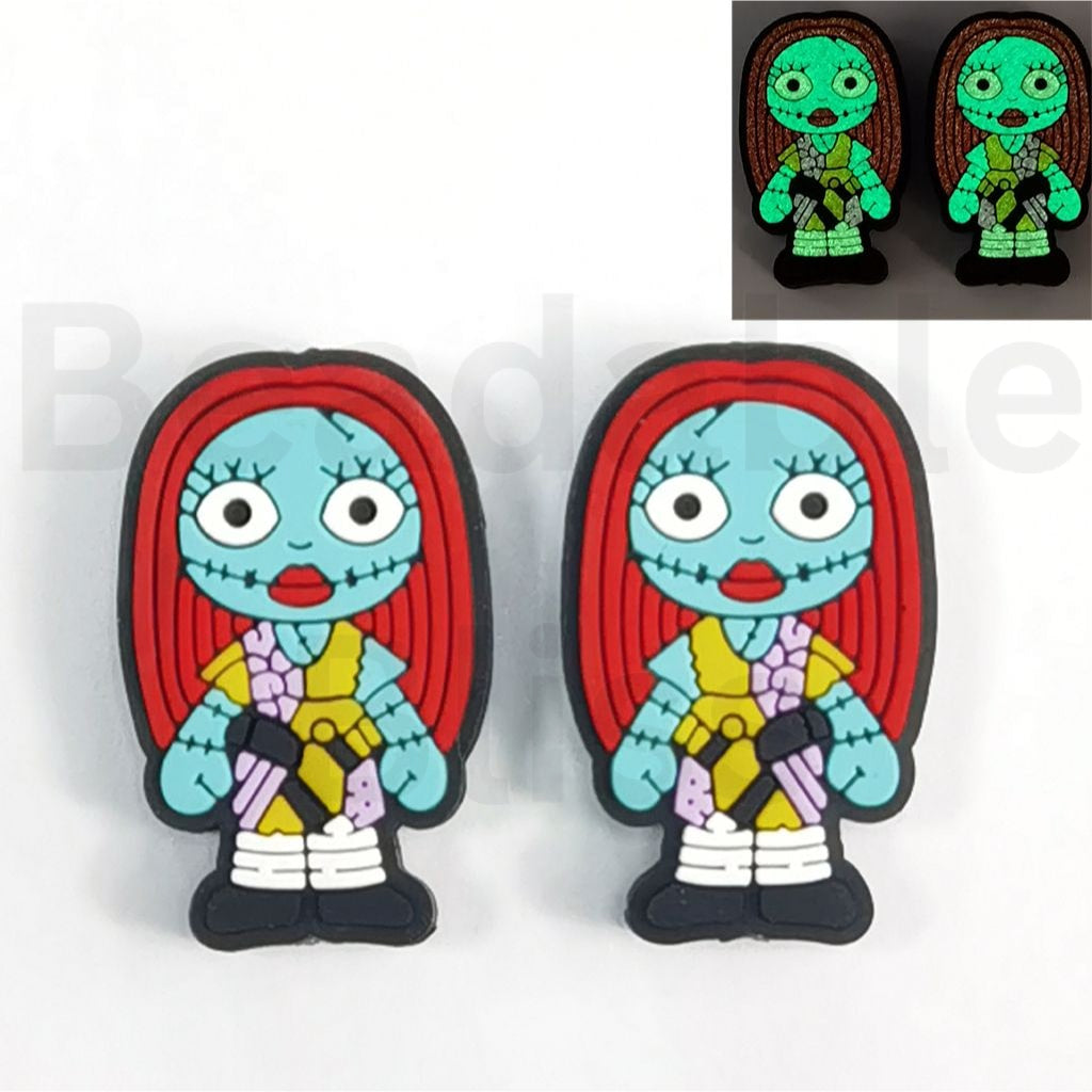 Luminous Cute Jac Sall The Nightmar Befor Christma Silicone Focal Beads