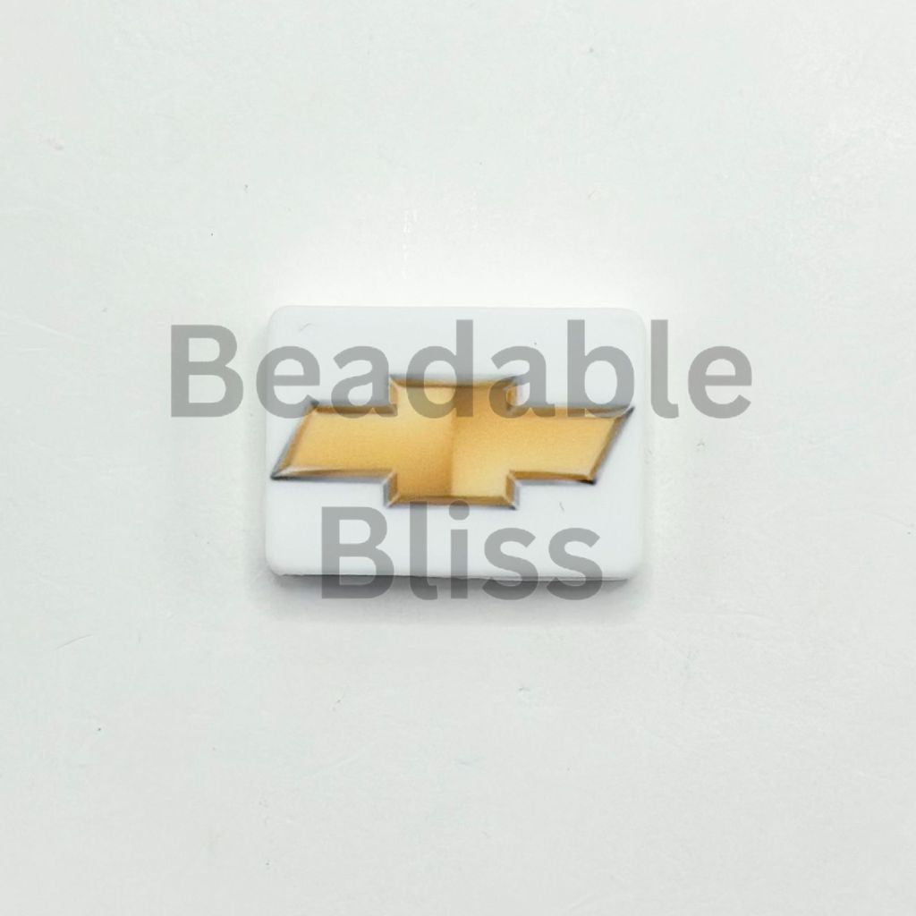 Chevrolei Chevo Auto Vehicle Car Logo Silicone Focal Beads