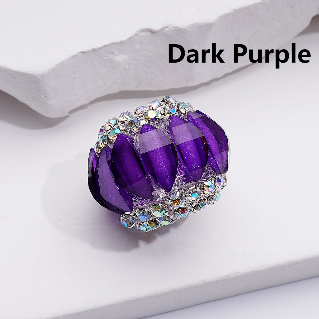Halloween Multi-Color Pumpkin AB Rhinestones Chains Acrylic Beads, 21*17MM