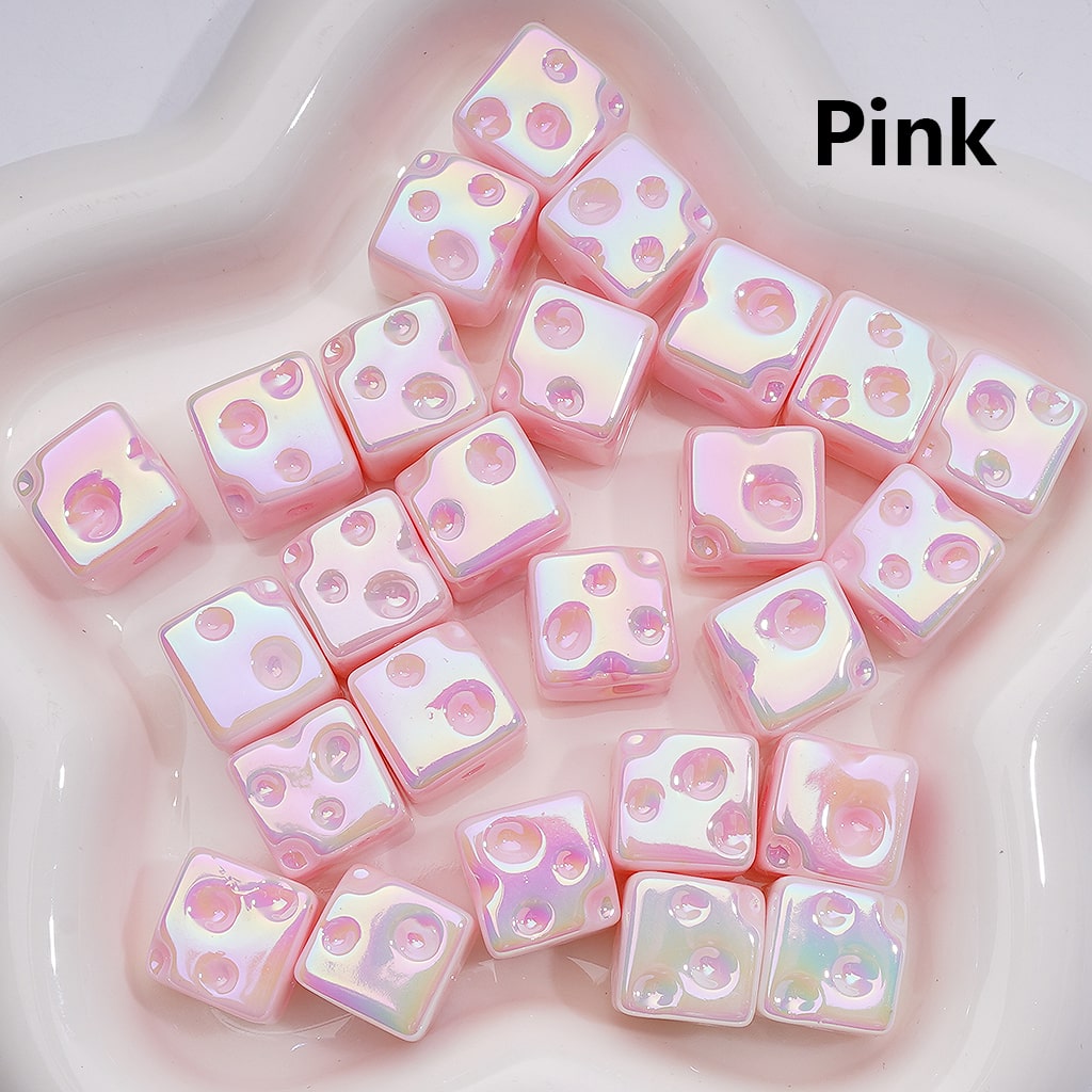 UV Coating Luminous Cute Chesse Acrylic Beads,15MM (Single Color is available for 200pcs(Whole bag))