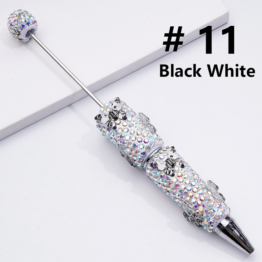 Double Color Butterfly AB Rhinestones Beadable Clay Pens