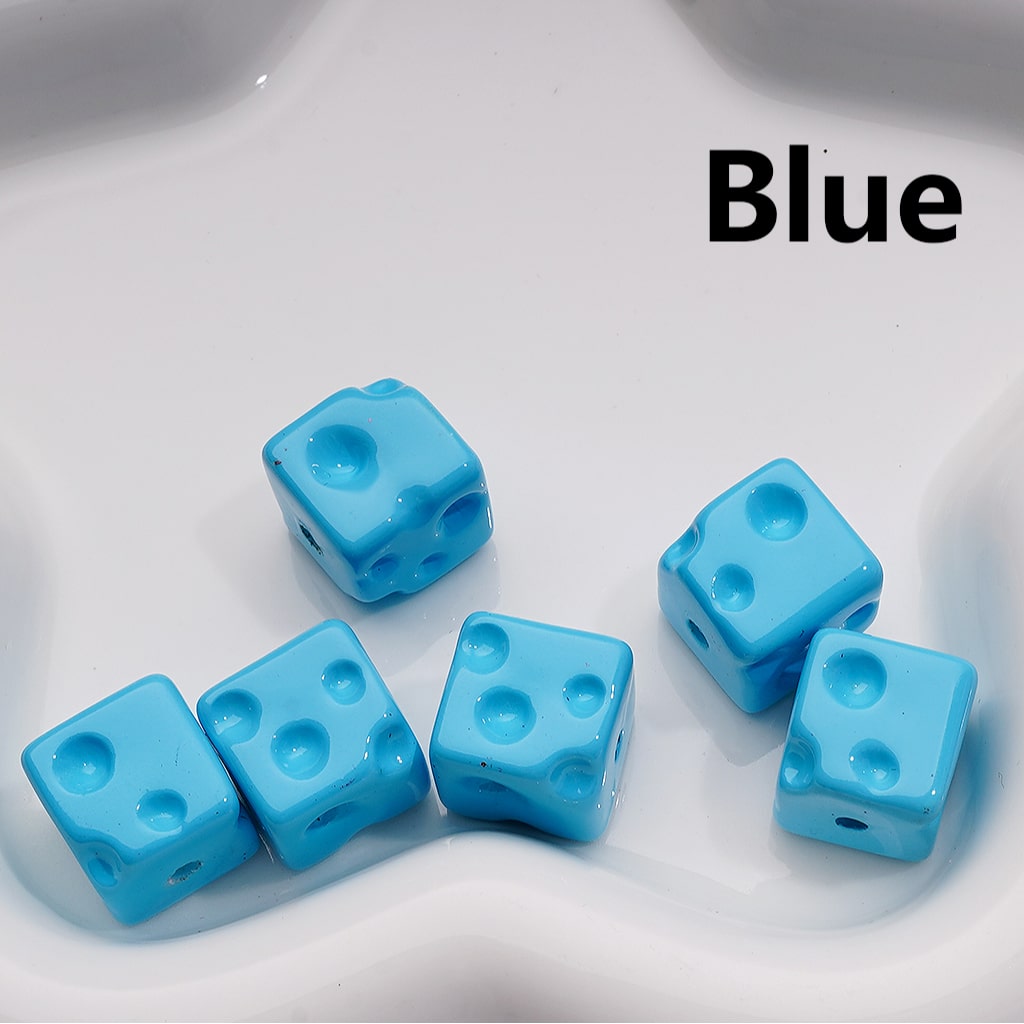 Solid Color Cheese Cube Square Acrylic Beads, 14MM, (Single Color is available for 200pcs(Whole bag))
