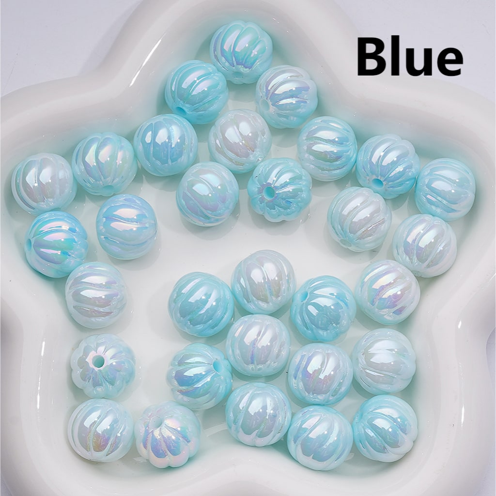 UV Coating Luminous Cute Pumpkin Acrylic Bead, 16MM (Single Color is available for 200pcs(Whole bag))