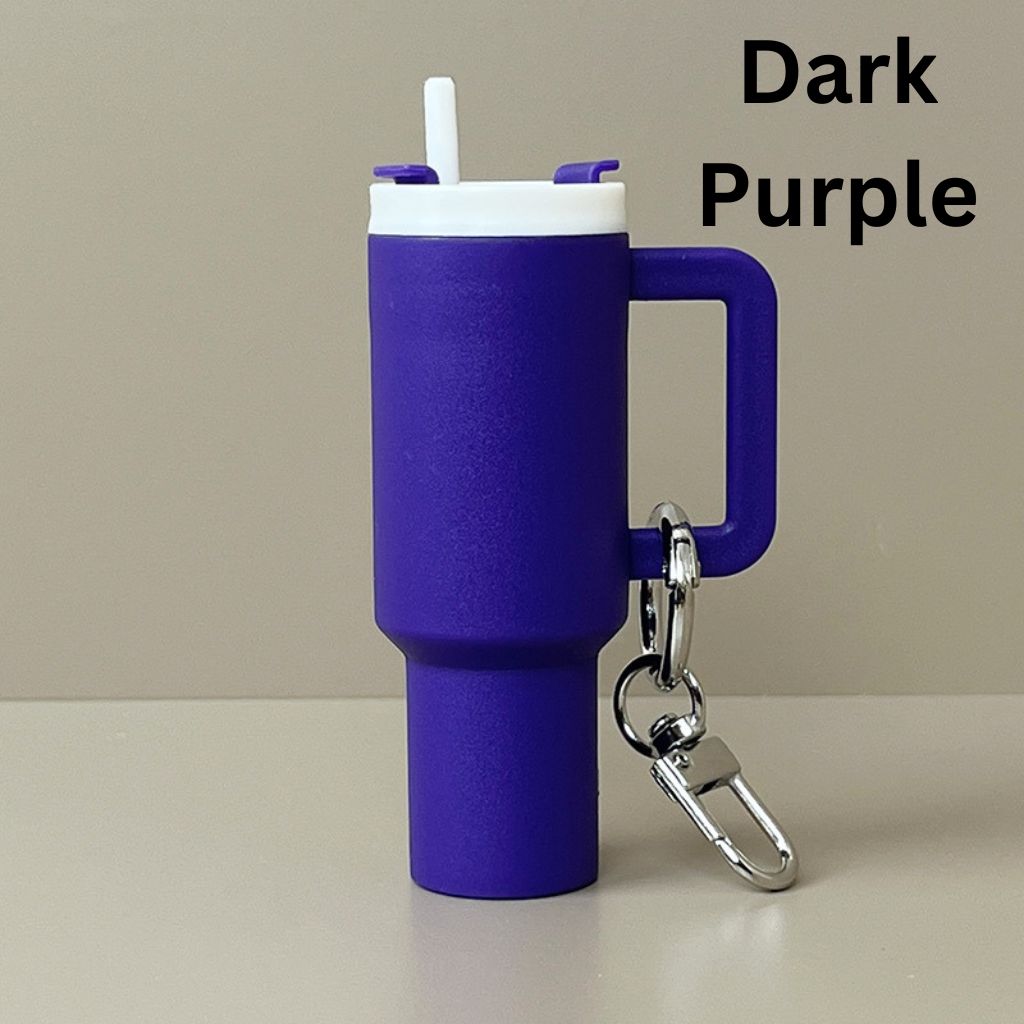 Mini Tumbler Chapstick Holder, Stanley Keychain Chapstick Holder, Size 10*5*3cm