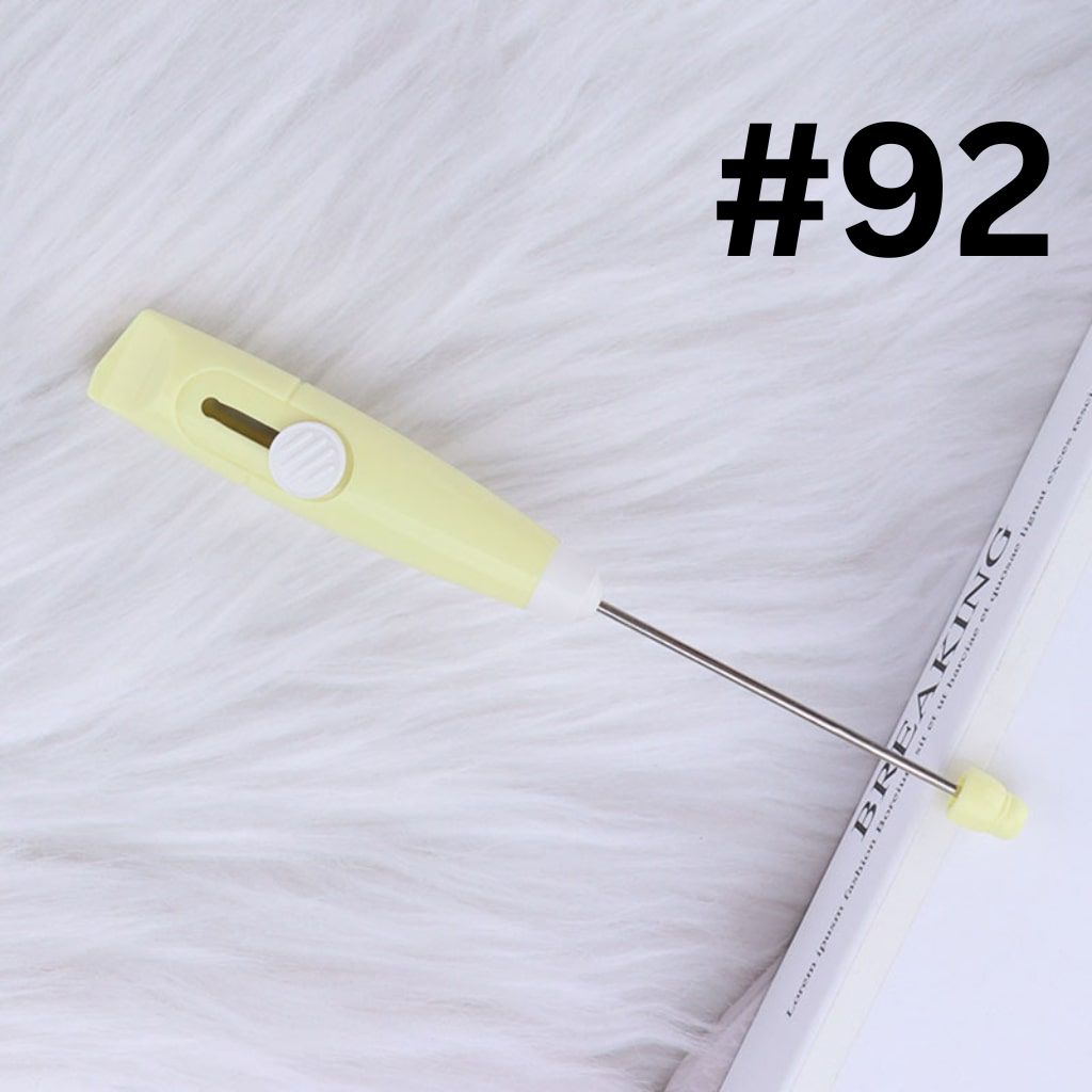 DIY Beadable Plastic Express Package Box Carton Opener Cutter Cleaver in Solid Color, 150MM