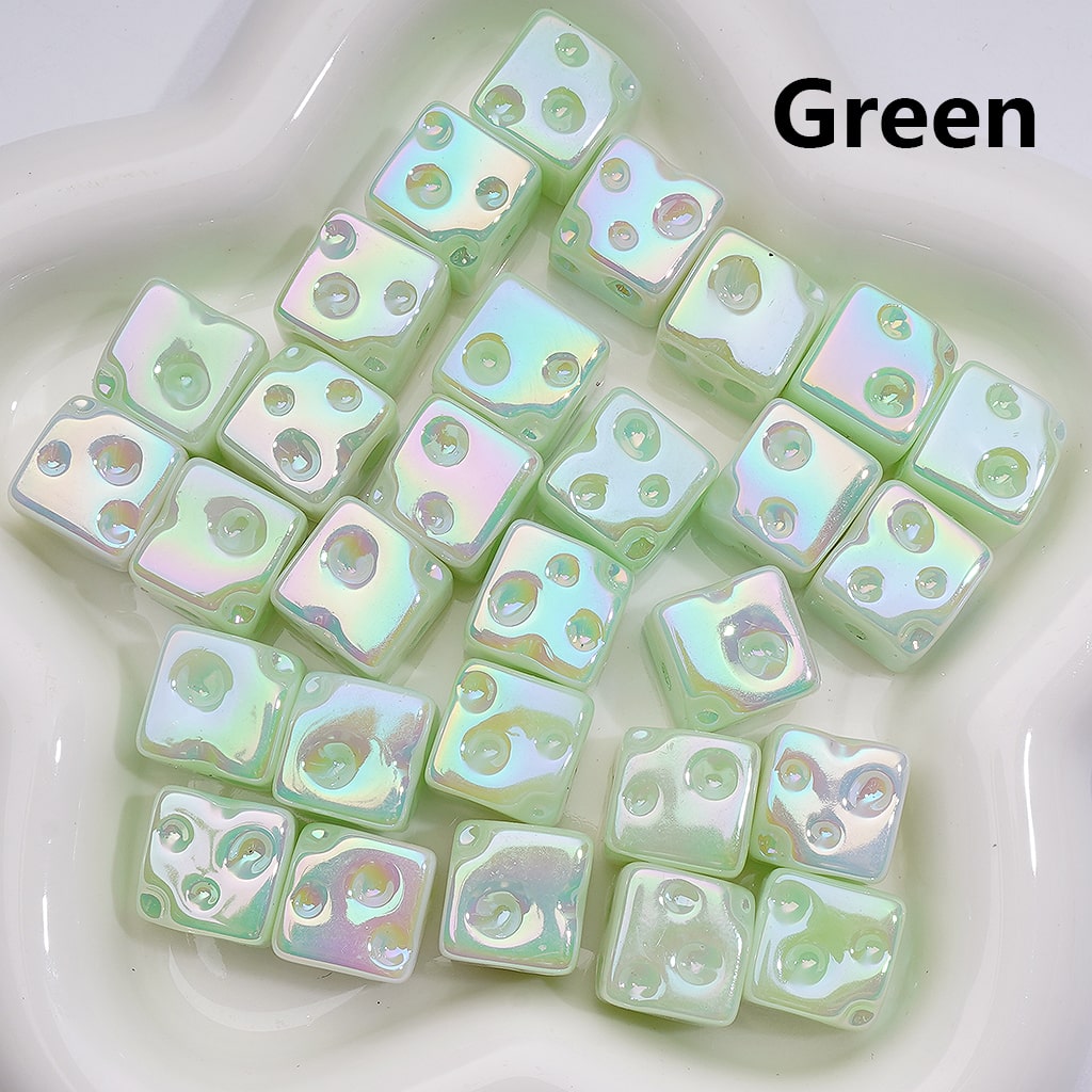 UV Coating Luminous Cute Chesse Acrylic Beads,15MM (Single Color is available for 200pcs(Whole bag))