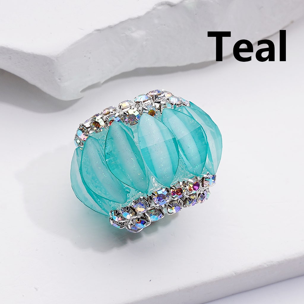 Halloween Multi-Color Pumpkin AB Rhinestones Chains Acrylic Beads, 21*17MM