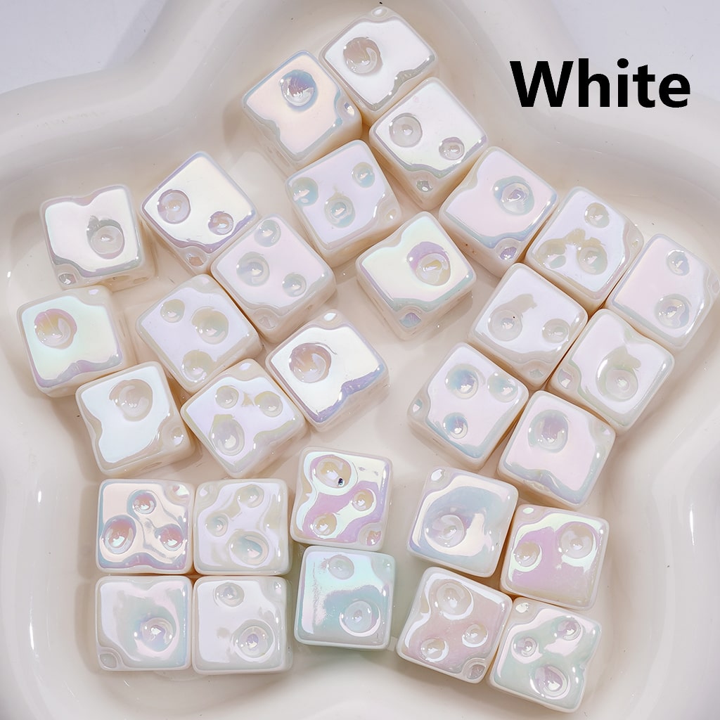 UV Coating Luminous Cute Chesse Acrylic Beads,15MM (Single Color is available for 200pcs(Whole bag))