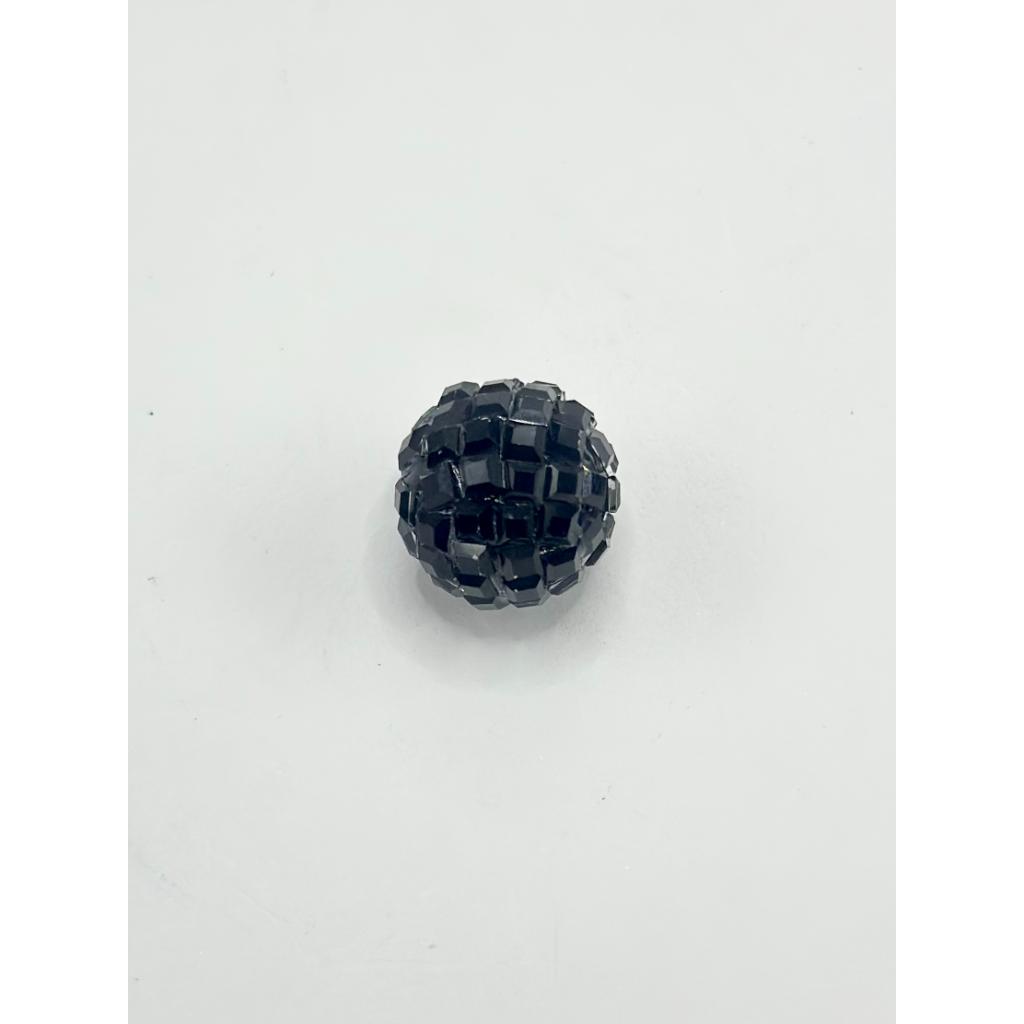 Disco Ball Beads, Sparkling Acrylic Beads with Crystal Rhinestones and Disco Ball Shape, 16mm