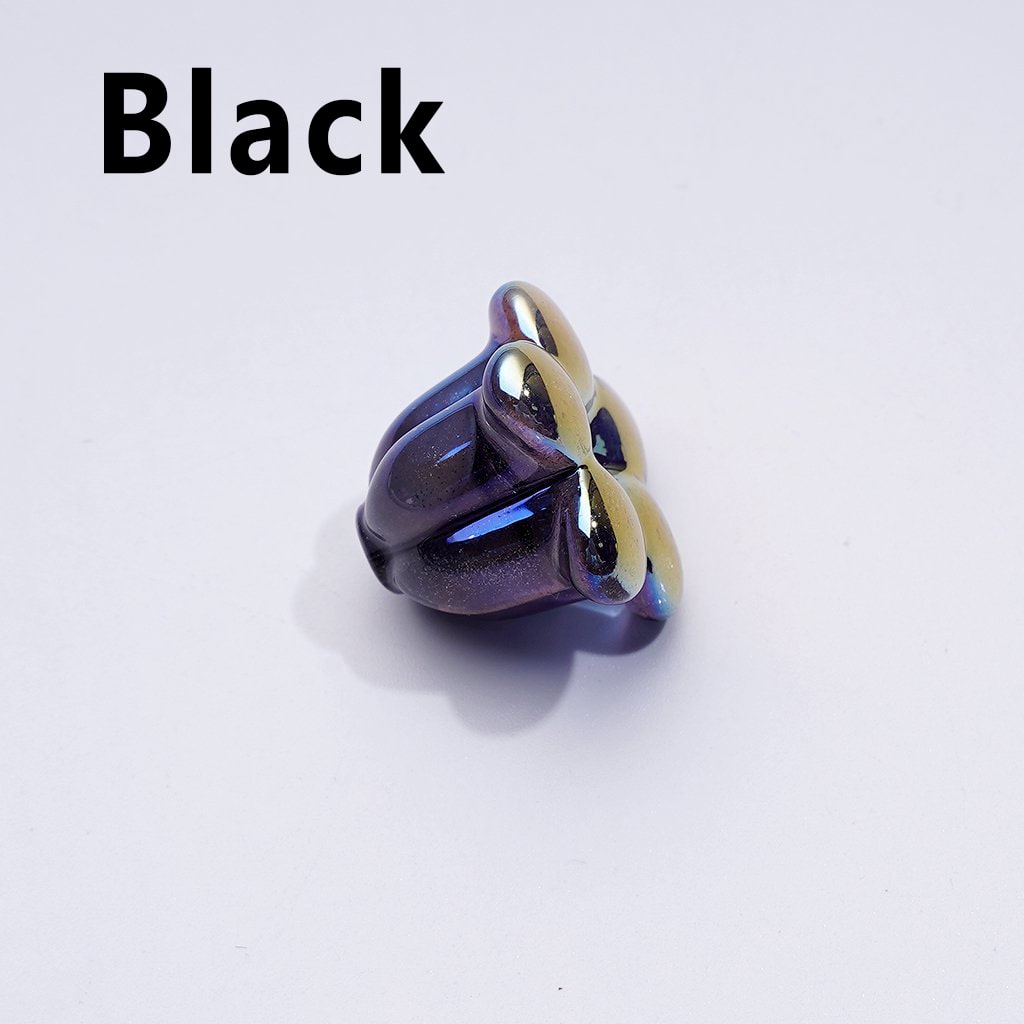 UV Coating Shiny Tulip Flower Acrylic Beads, Around 14*19MM