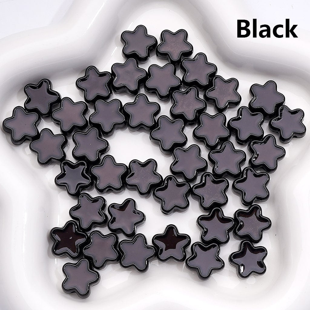 Acrylic Beads Luminous Mini Cute Star Multi-Color 14MM (Single Color is available for 500pcs(Whole Bag))