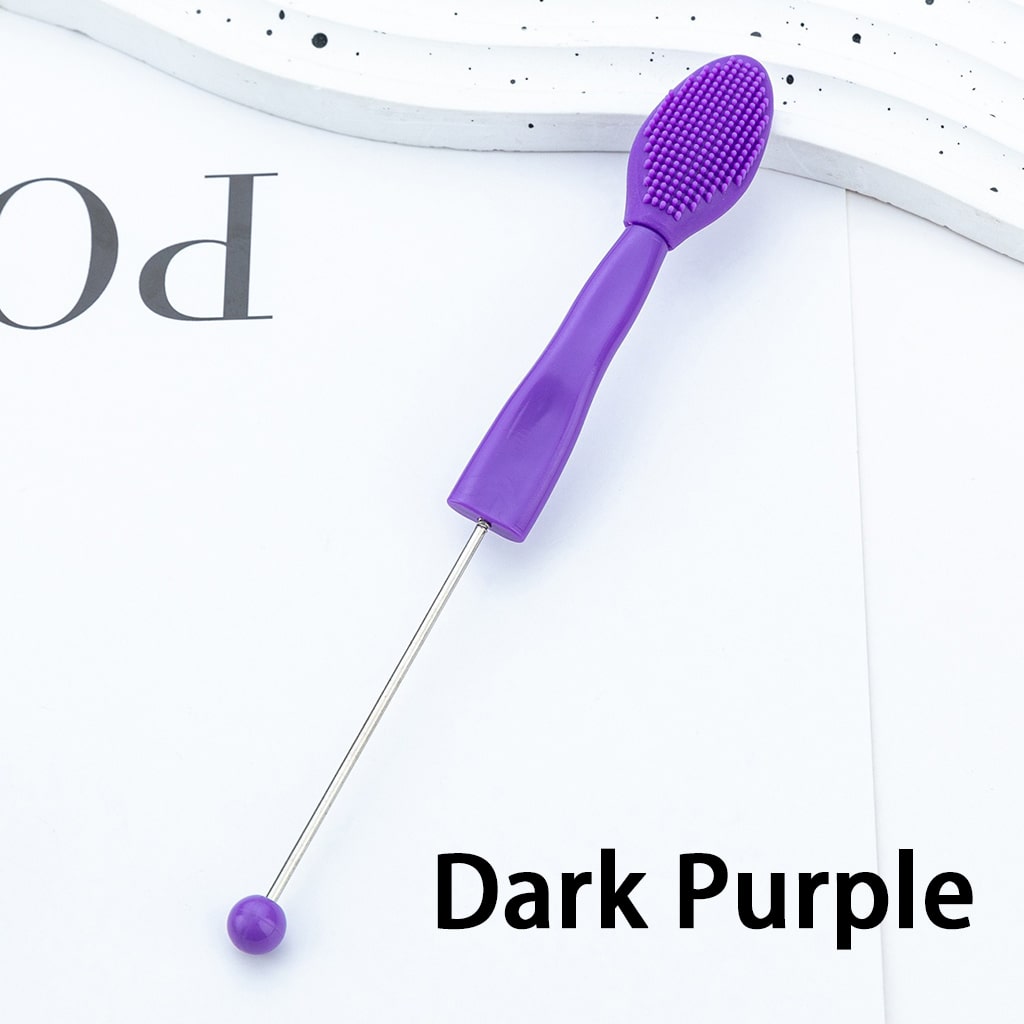 DIY Beadable Multifunctional Cleaning Brush in Solid Color 156MM