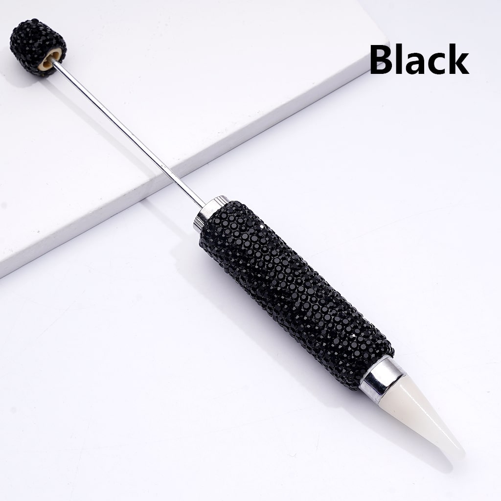 Beadable Shiny Rhinestones Clay Wax Tool Pen for Rhinestone Picker Dotting Solid Color, The Wax Head is available to replace, Pls Read the Description