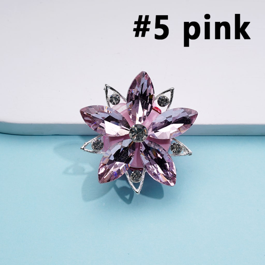 Bling Bling Fancy Large Silver Alloy Flower with Shiny Rhinestones Cute Butterflies Hearts Stars Clay Beads, Around 40MM