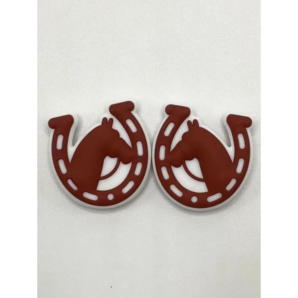 Horseshoe Lucky Horse Shoe シリコンフォーカルビーズ