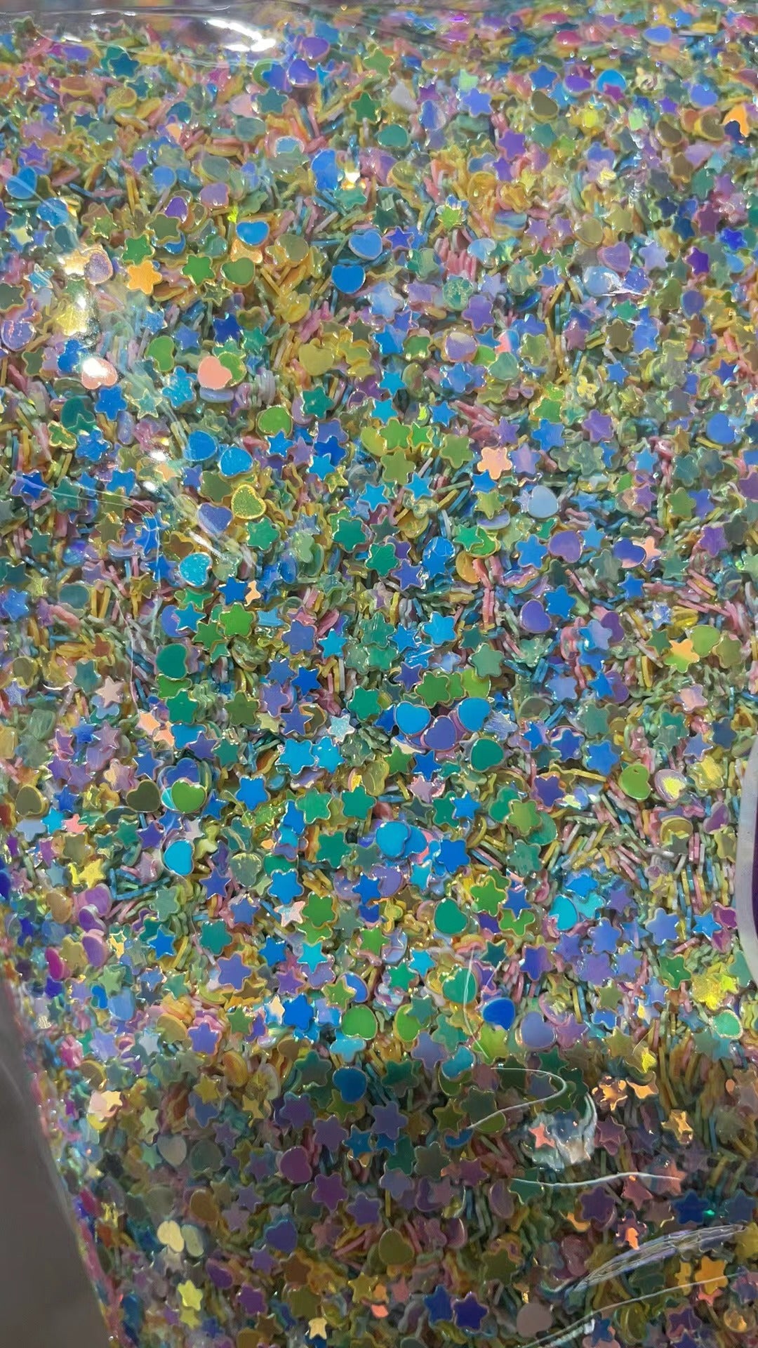 ハート&星&花型紙ふぶき ランダムミックス