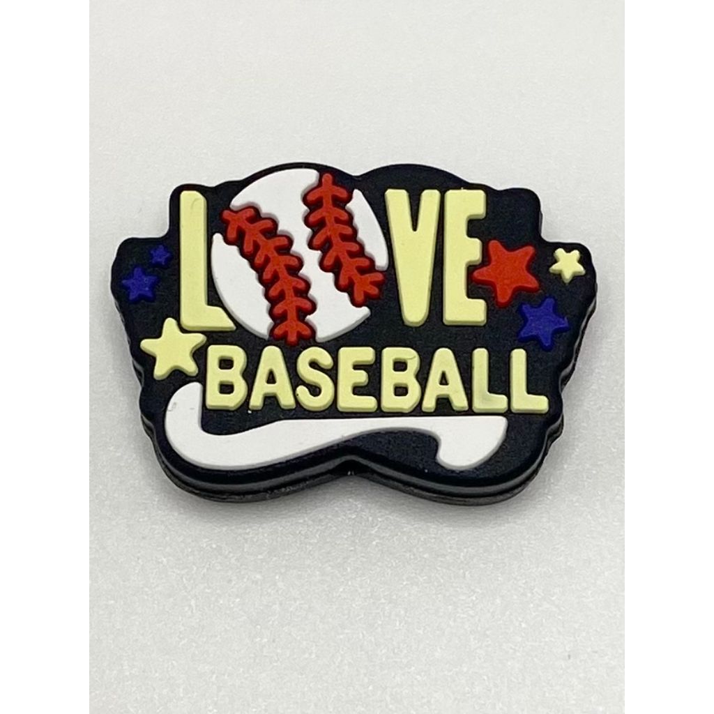Love Baseball Silicone Focal Beads – Beadable Bliss