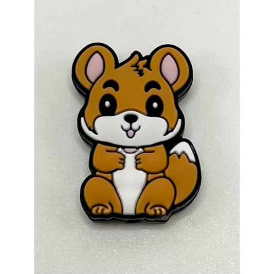 かわいいリスのシリコンフォーカルビーズ