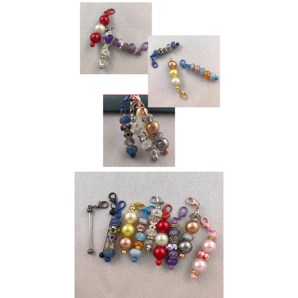 Small Colorful Lobster Clasp Keychains, 82mm