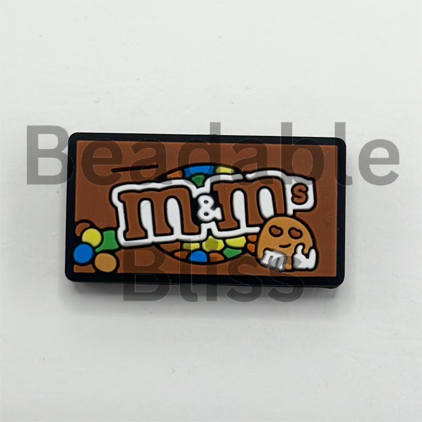 Chocolate Bean Candy Sweet Choco Dots Silicone Focal Beads