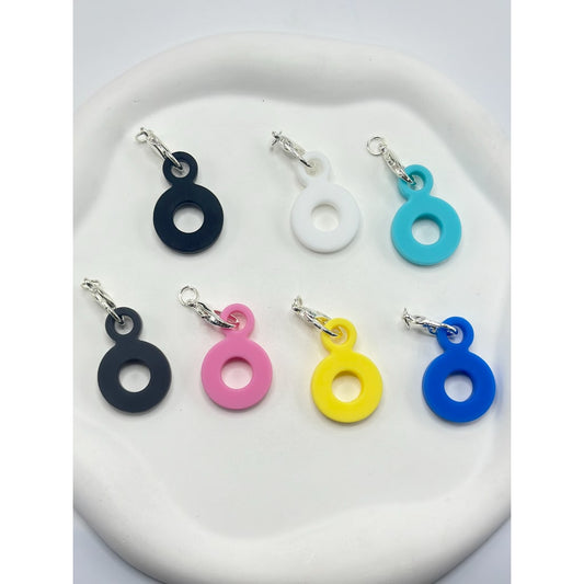 DIYビーズ付きシリコンストローバックル留め金アグラフフック、1.2インチ(チャームは含まれません)