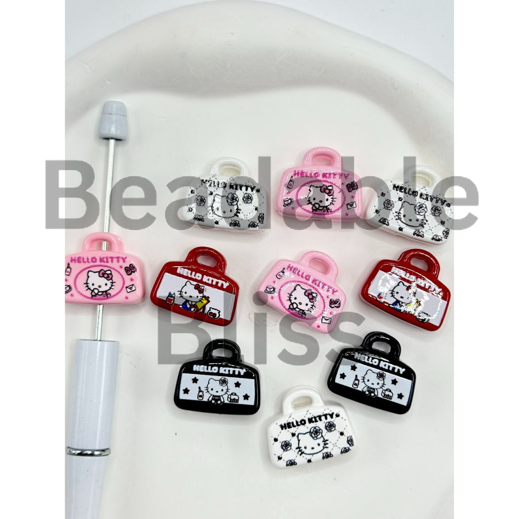 HK 子猫柄 かわいいハンドバッグ ウォレット 財布 ランダムミックス 23MM x 20MM