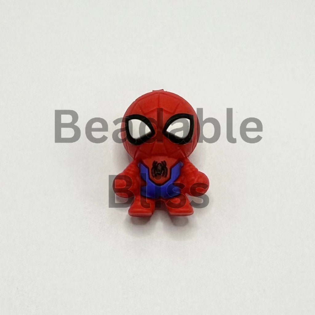 3D Little Cute Spider Silicone Focal Beads
