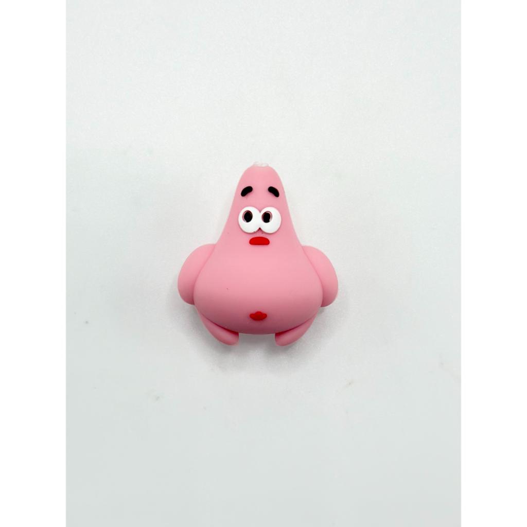 3Dピンクヒトデ(服なし)シリコンフォーカルビーズ