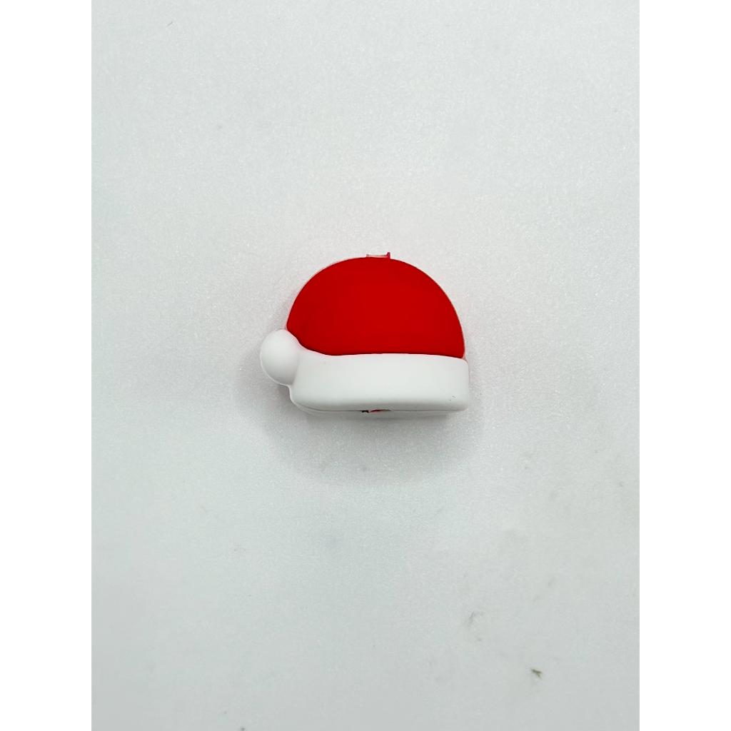 3D Multi-color Cute Little Santa Hat Silicone Focal Beads