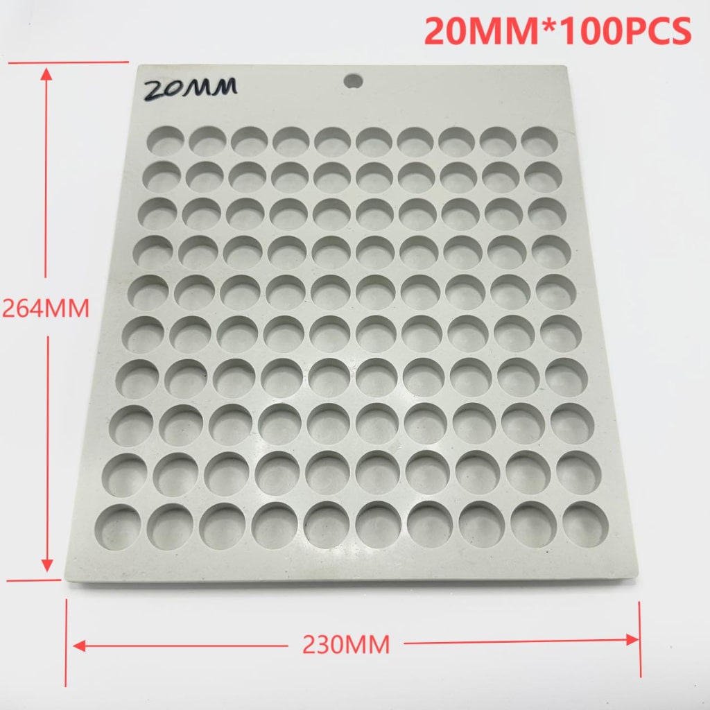 ポータブルで実用的な丸型ビーズカウント分類カウンタートレイツールボードプラッター16MMと20MM用