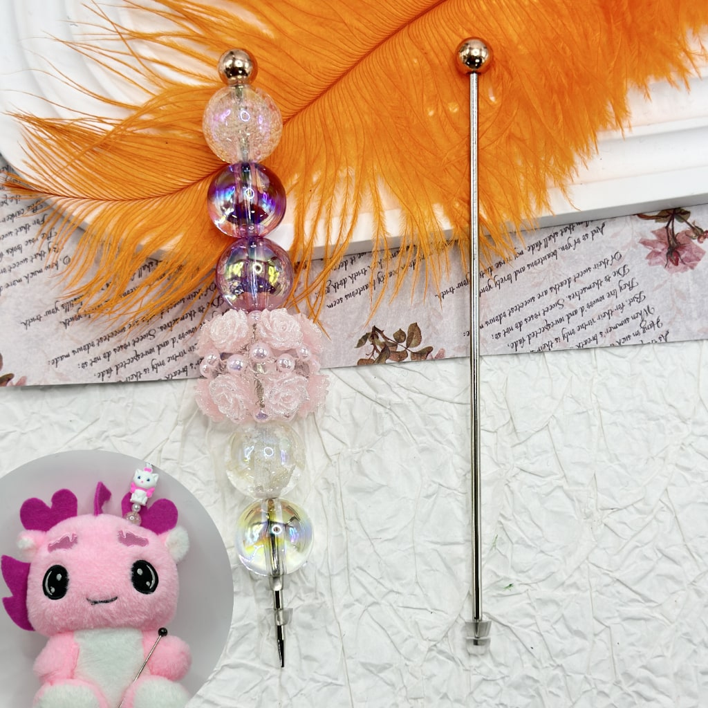 DIY Metal Beadable Ami Sticks Bastinades, 120MM