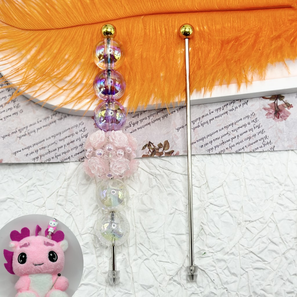 DIY Metal Beadable Ami Sticks Bastinades, 120MM