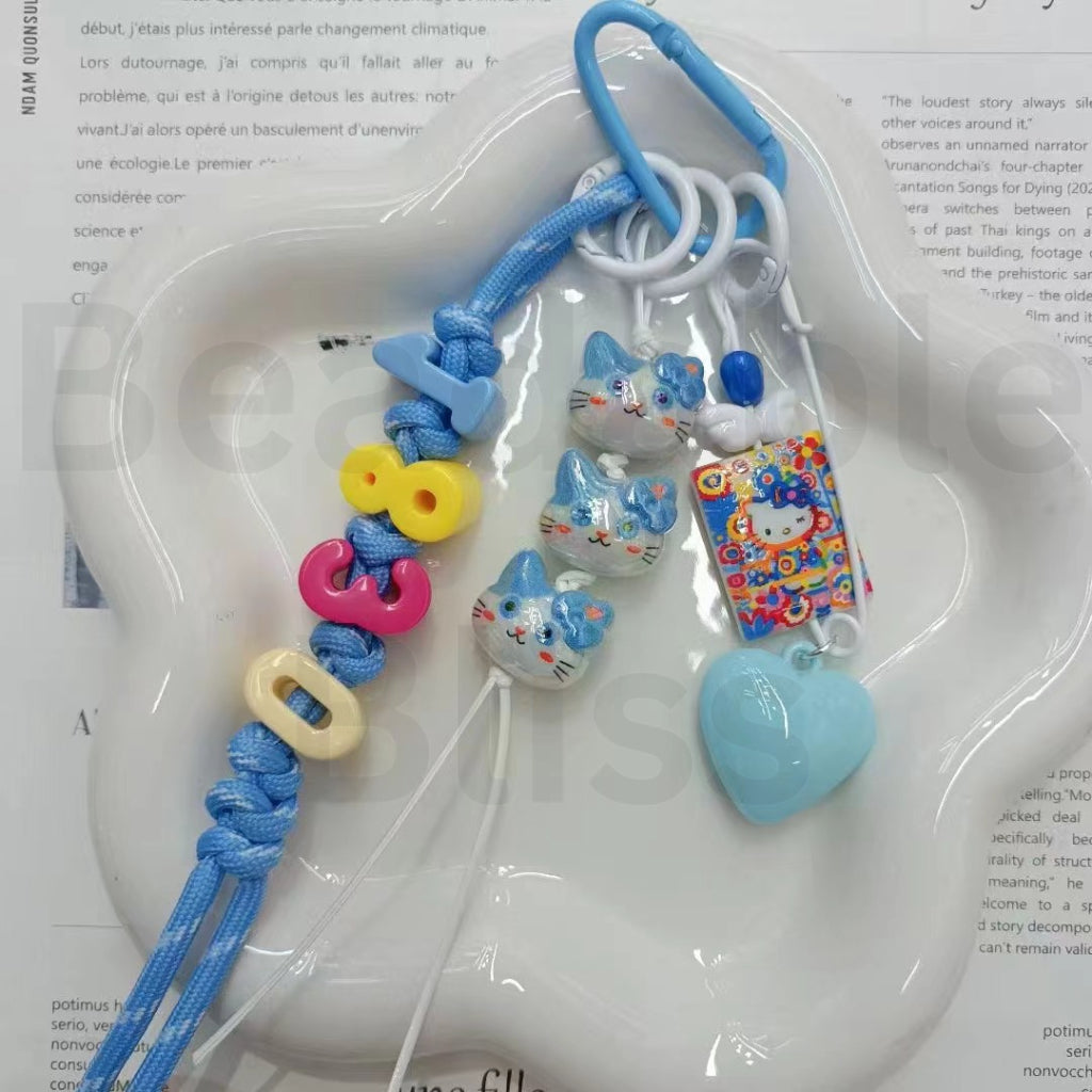 Solid Color Arabic Numerals Digits with Large Hole Acrylic Beads, Around 14*23MM, Random Mix