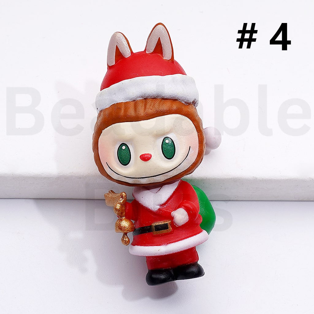 Blind Box Figure Cute L-B-B in Christmas Costume Po Mar Around 40*20MM (No Hole)