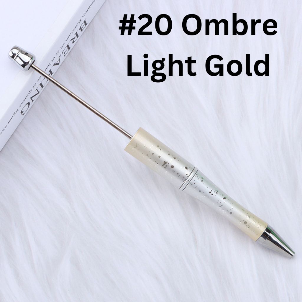 新スタイルのDIYスタースカイビーズペン(オンブレカラー)、147mm