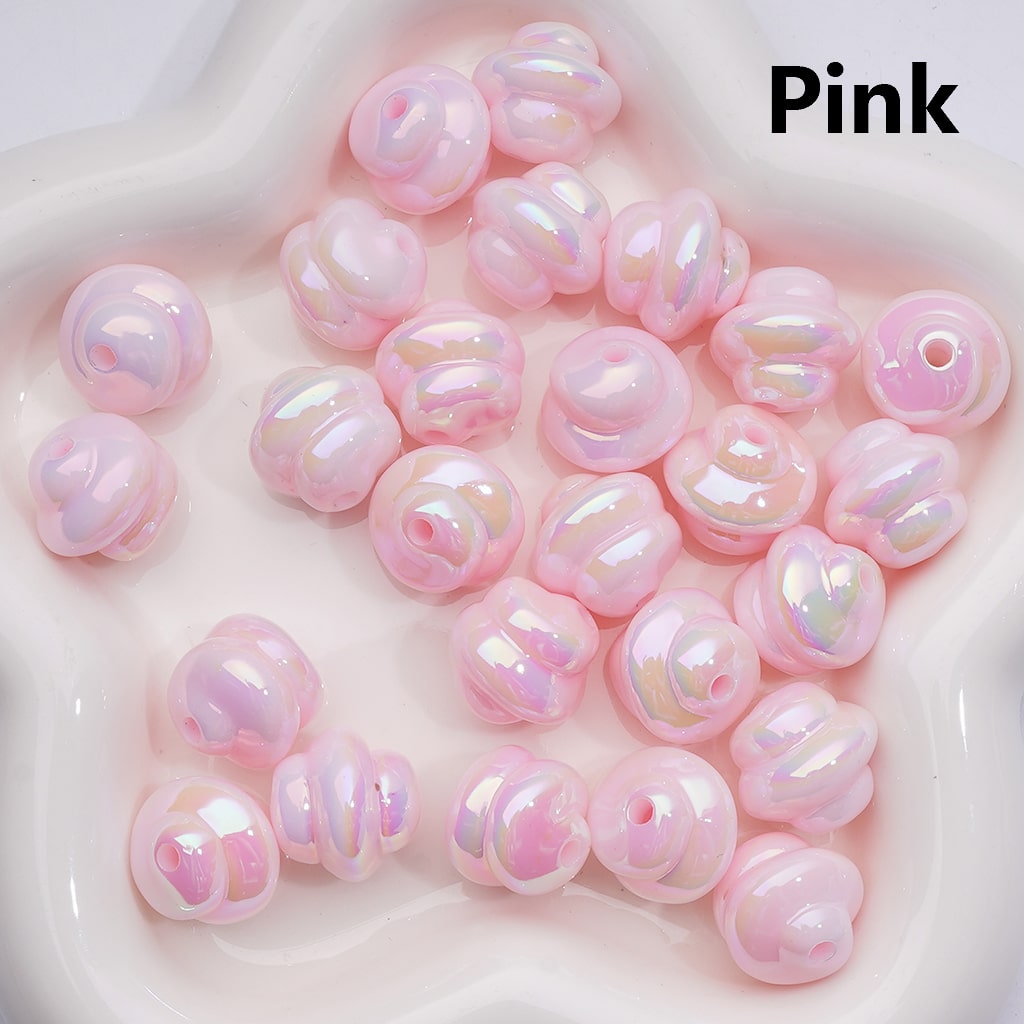UV Coating Luminous Ice Cream Acrylic Bead, 17*17MM (Single Color is available for 200pcs(Whole bag))