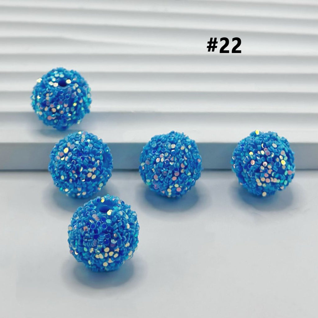 シュガービーズ スパークリングラインストーンビーズ 16mm