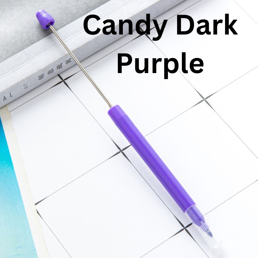 Plastic Beadable Water Color Pen Brush for Drawing Graffiti Learn Make Notes in Solid Color